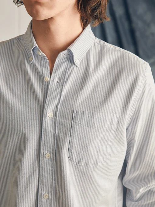 Supima Oxford Shirt (Tall) - Classic Stripe