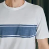 Surf Stripe Sunwashed Pocket Tee - White