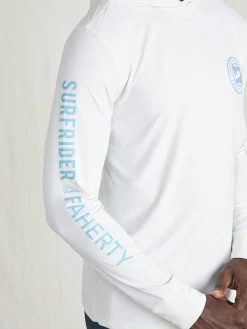 Surfrider Shorelite UPF Hoodie - Pure White
