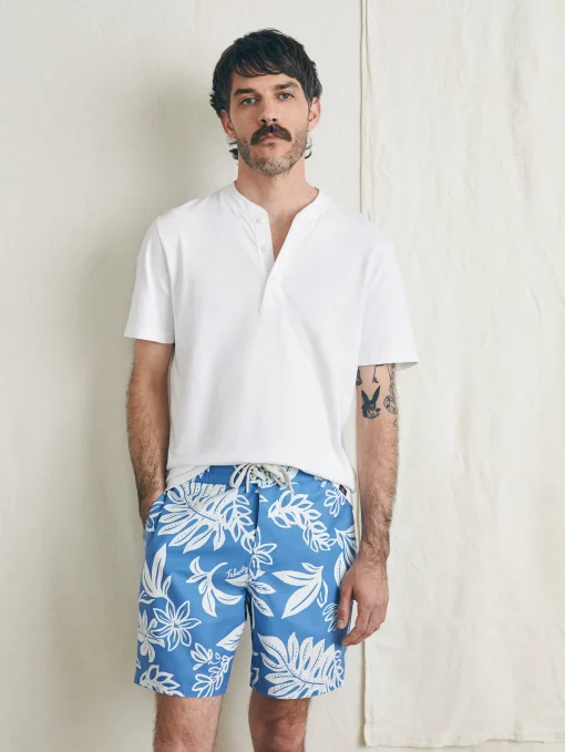 Surfrider Sunwashed Boardshort - Sky Floral