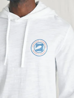 Surfrider Sunwashed Slub Hoodie - White