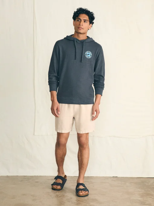 Surfrider Sunwashed Slub Hoodie - Graphite