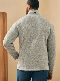 Sweater Fleece Full Zip - Light Granite