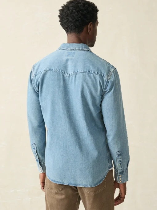 The Western Shirt - Faded Indigo