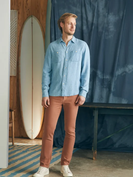 Tried & True Chambray Workshirt - Vintage Indigo
