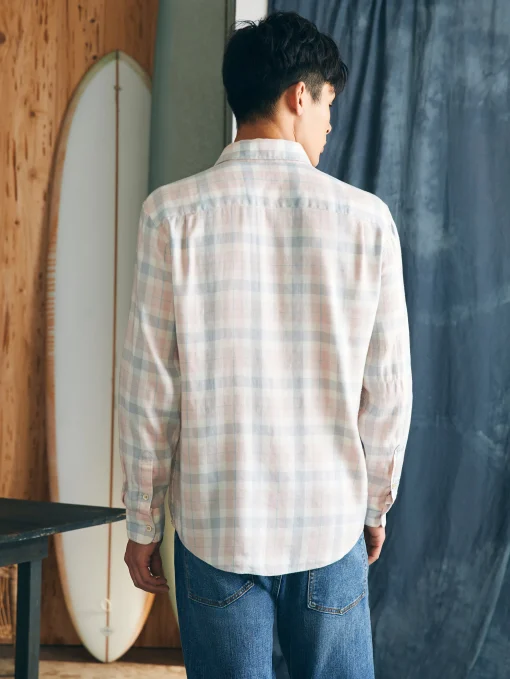 Weekend Blend Shirt - Mauve Field Plaid