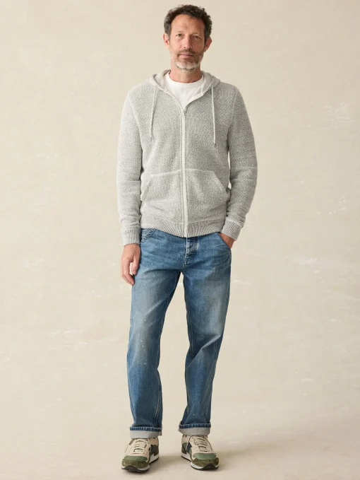 Whitewater Full Zip Hoodie - Grey Shell Loop