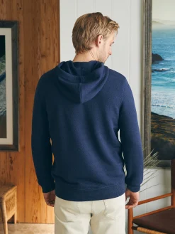 Whitewater Full Zip Hoodie - Blue Nights Surf Stripe