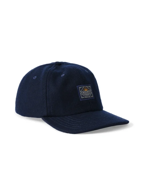Wool Baseball Hat - Navy Heather