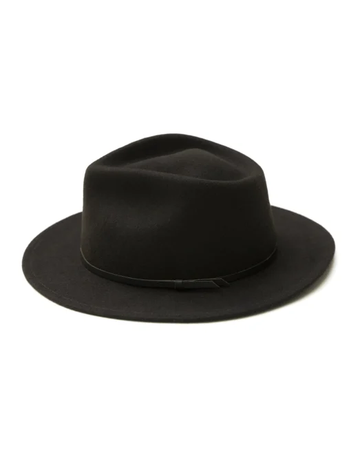 Yellow 108 Eastwood Hat - Dark Brown