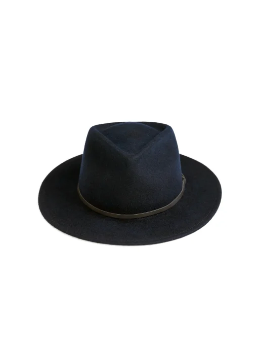 Yellow 108 Eastwood Hat - Navy