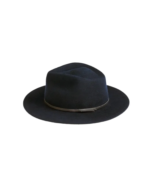 Yellow 108 Eastwood Hat - Navy