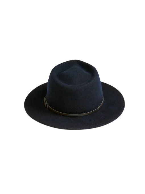 Yellow 108 Eastwood Hat - Navy