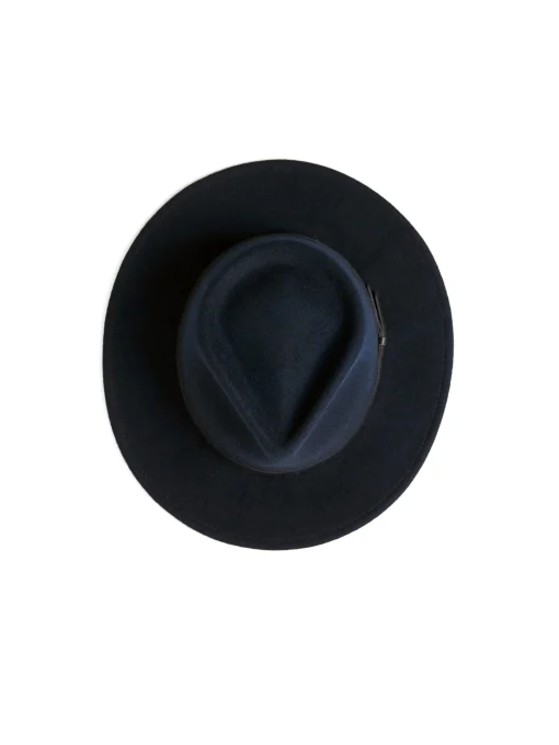 Yellow 108 Eastwood Hat - Navy